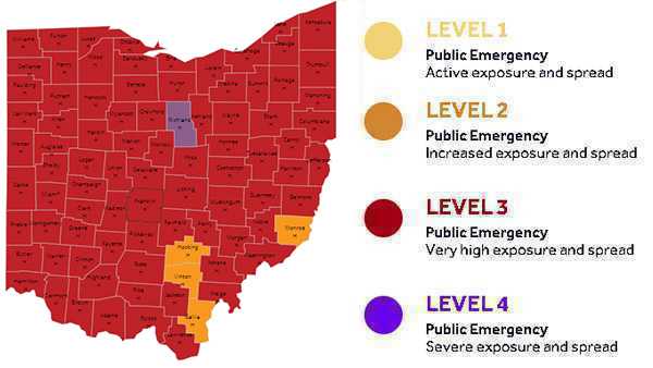 Interactive Map: Ohio COVID-19 Advisory System