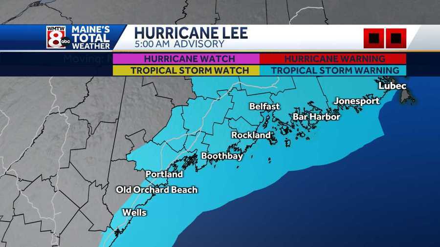 Hurricane Lee: Maps, models and paths as it approaches Maine – WMTW Portland
