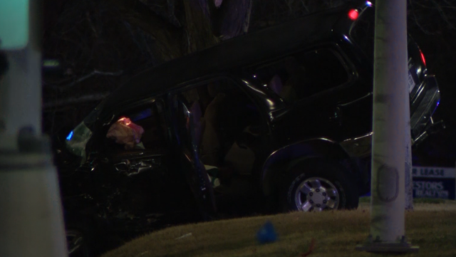 Two people are sent to the hospital following an overnight crash in Omaha