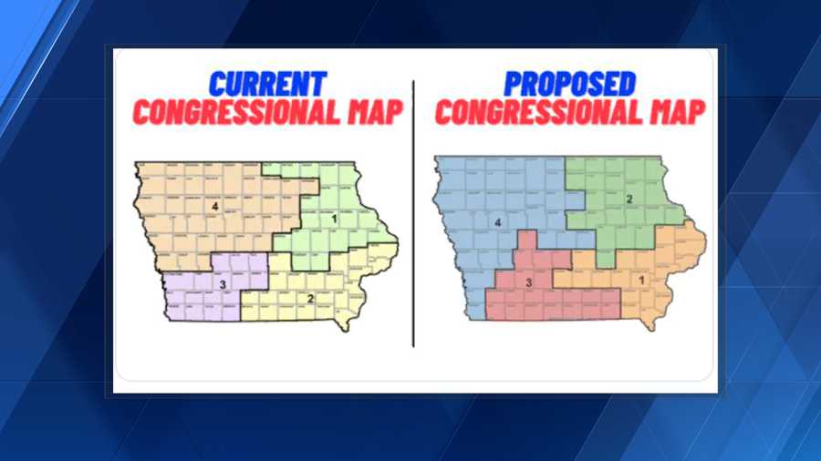 Second proposal released for changing Iowa's Congressional Districts