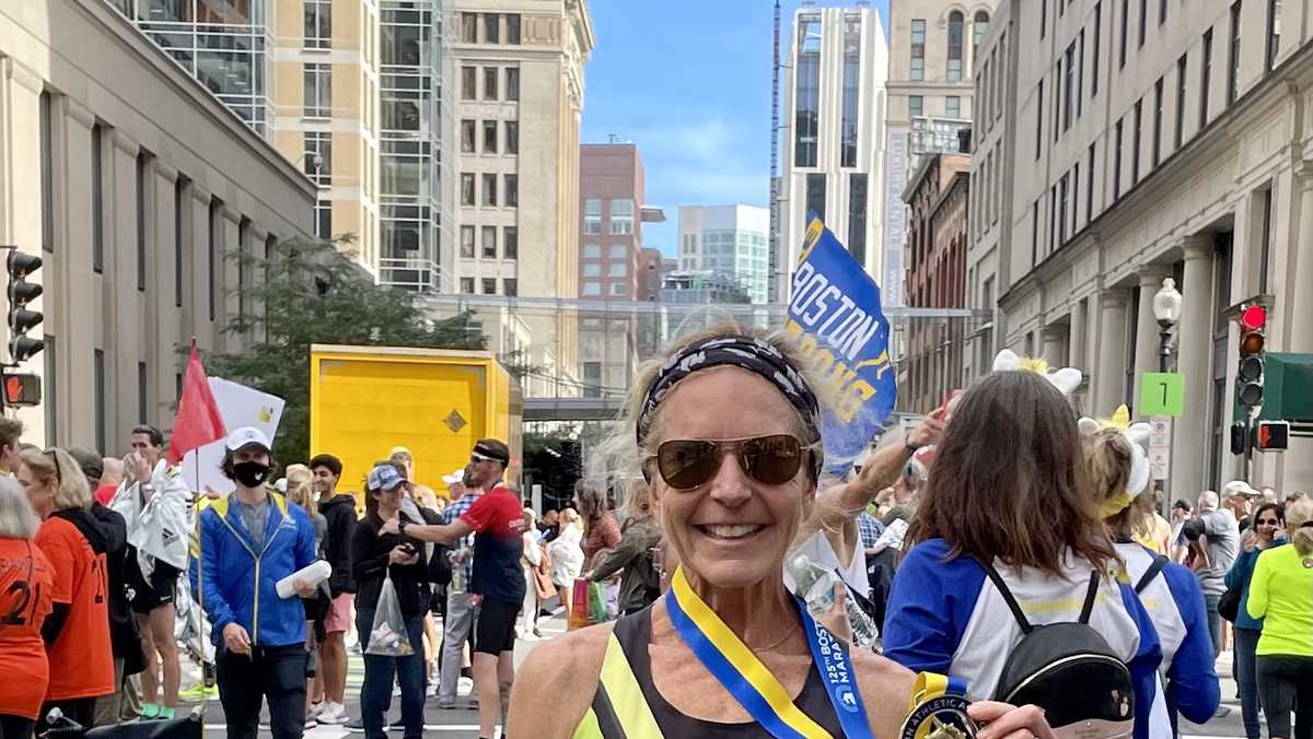 Sacramento runner Jenny Hitchings breaks her age group record at Boston