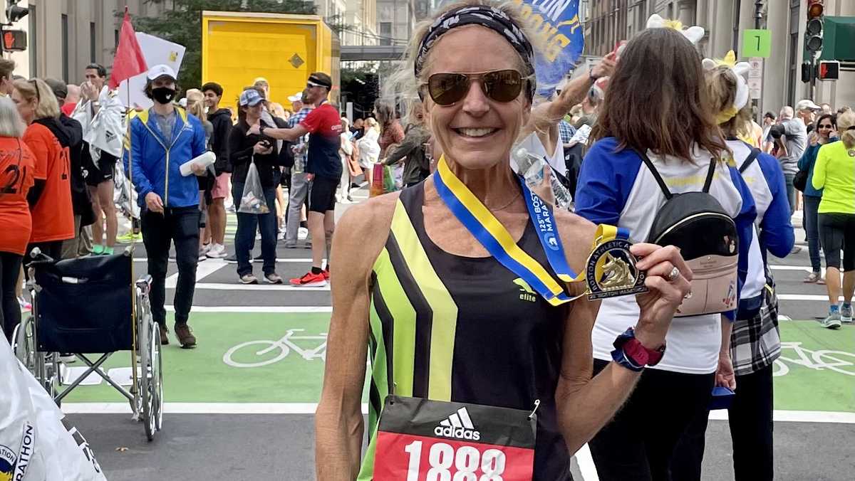 Sacramento runner Jenny Hitchings breaks her age group record at Boston