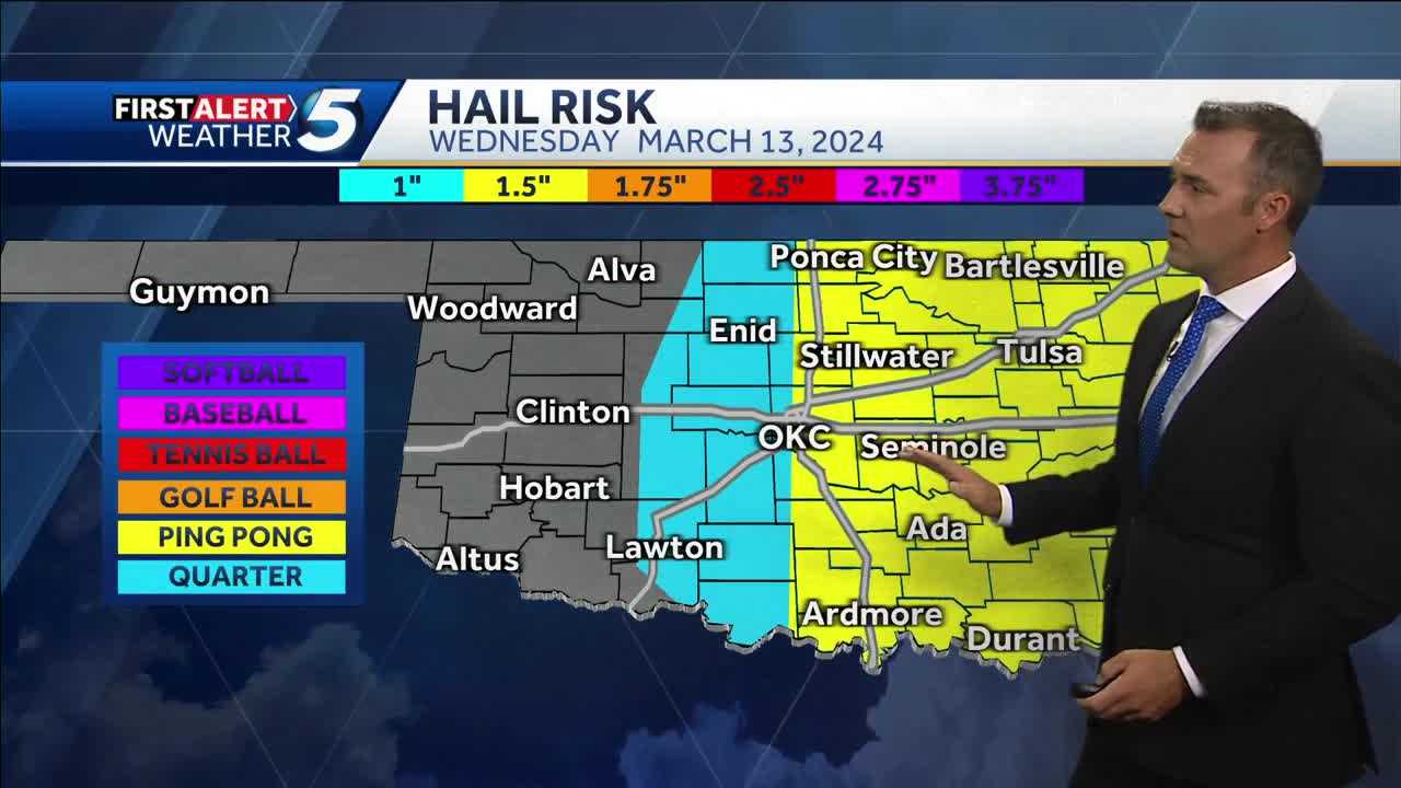 Oklahoma could see storms with big hail, tornado risk Wednesday - Vimarsana News