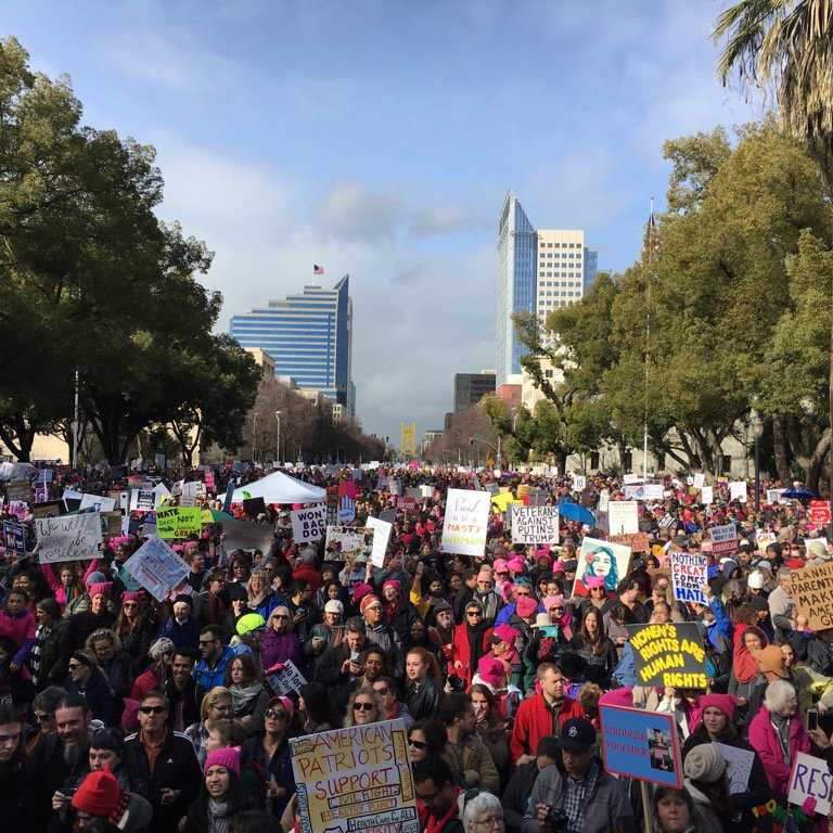 PHOTOS Thousands attend Women's March on Sacramento