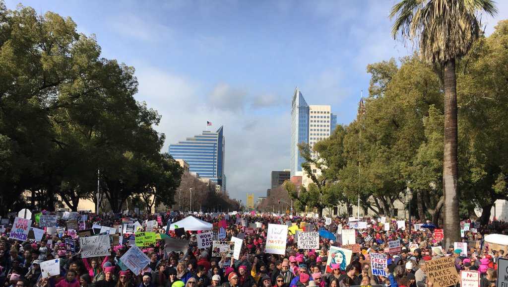 Thousands join Women’s march in Sacramento