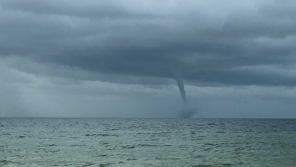 Waterspout spotted off of Marco Island on Thursday morning