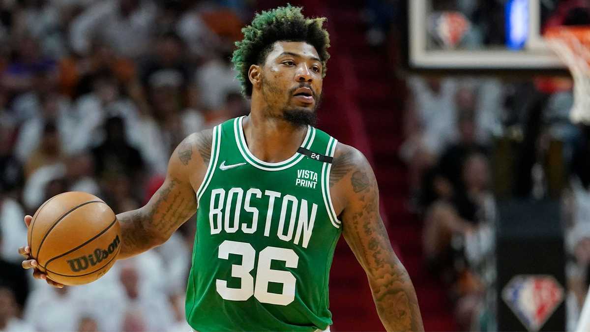 Celtics' Marcus Smart out of Game 4 vs. Heat with ankle sprain