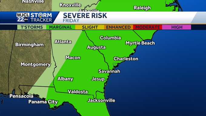 Savannah: Tracking the next round of thunderstorms - WJCL