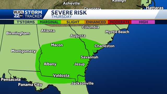 Savannah: Thunderstorms possible Thursday - Vimarsana News