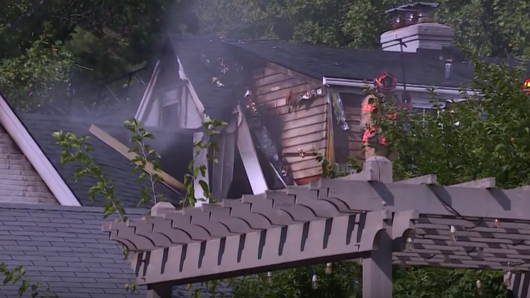 More than 40 firefighters called to battle house fire in Mariemont