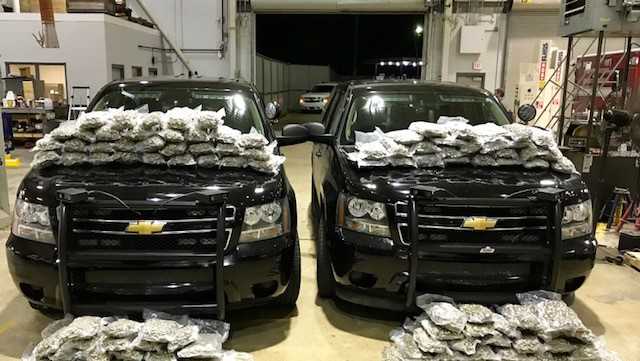 2 men arrested, $117,000 worth of pot seized during traffic stop in ...