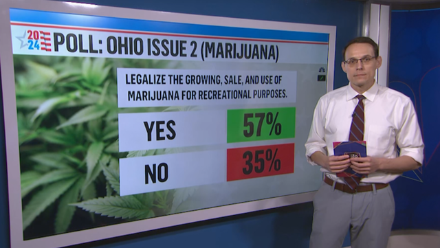 Ohio Issue 2: NBC's Steve Kornacki breaks down latest polls on recreational marijuana measure - Vimarsana News