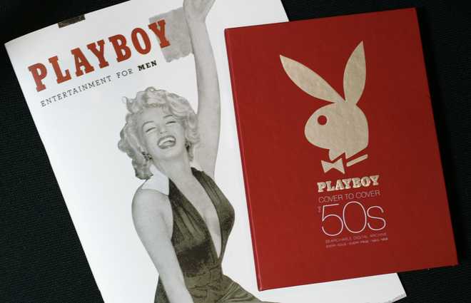 a lifelong souvenir from mr hefner, playboy tattoo on a tel…