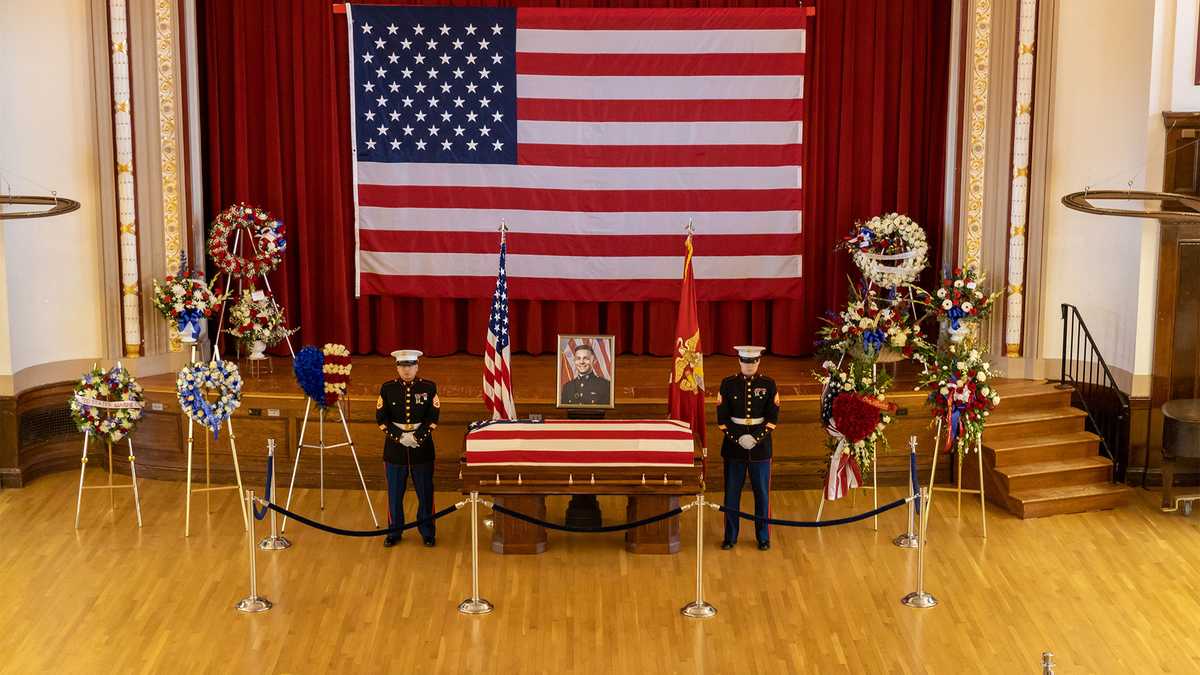 Wake Held For Fallen Mass Marine In His Hometown Of Leominster