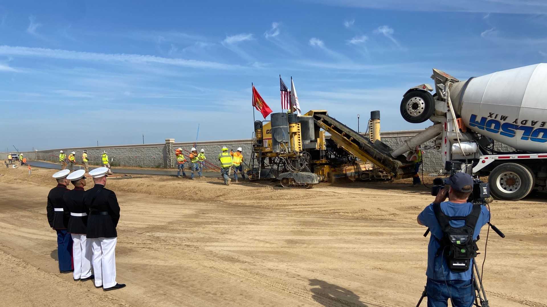 Crews begin paving way for road named in honor of fallen Roseville Marine Nicole Gee - Vimarsana News