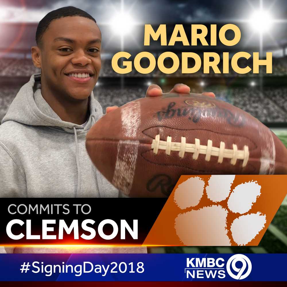 Lee's Summit West star Mario Goodrich signs with Clemson