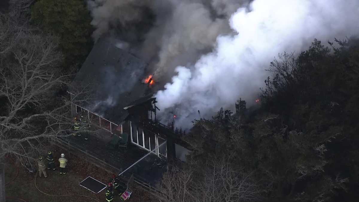 2alarm fire rips through Marion home
