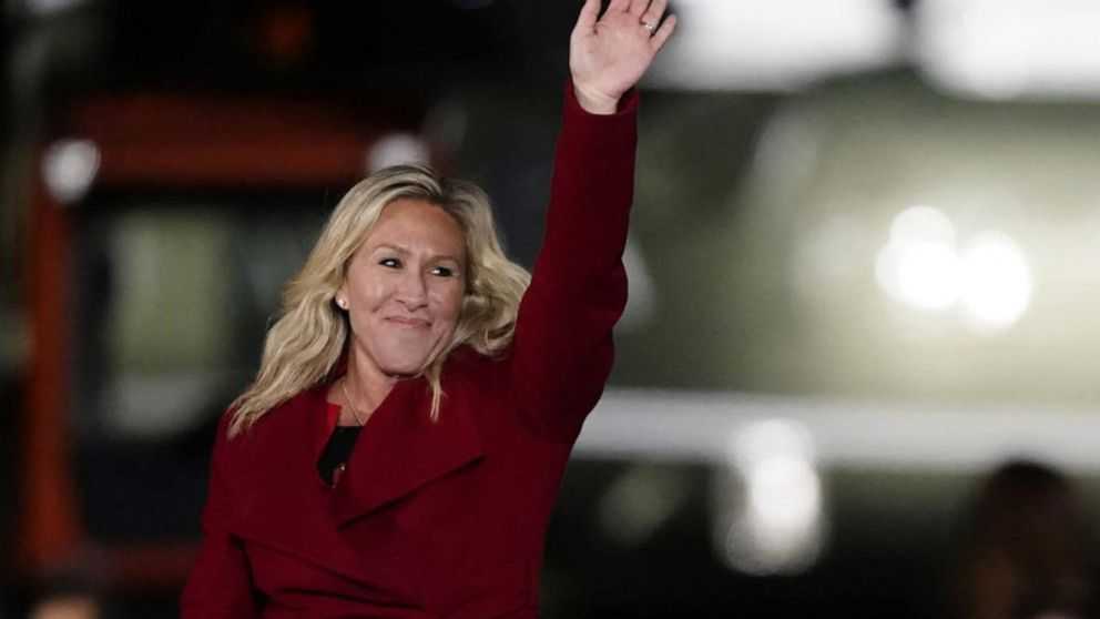 Georgia Rep. Marjorie Taylor Greene responds to rumors that she may run for president