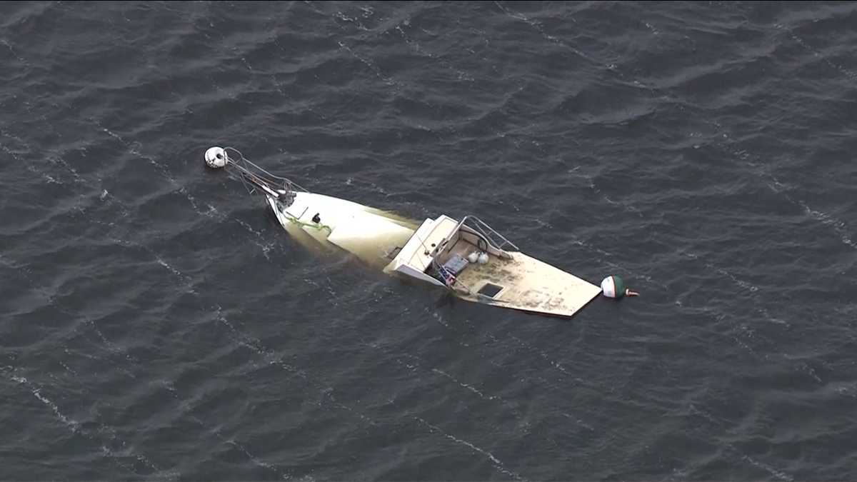 Boats sunk, thrown aground by nor'easter throughout South Shore