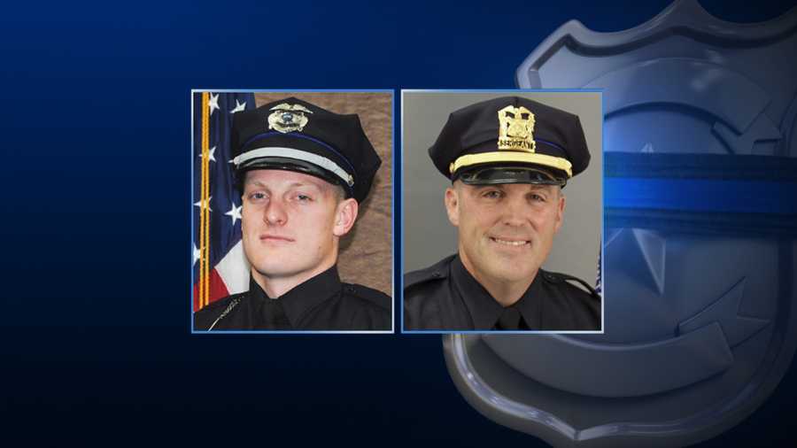 sgt. anthony beminio and urbandale officer justin martin