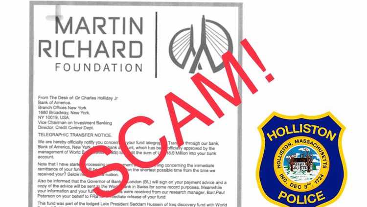 Scam uses logo of Martin Richard Foundation