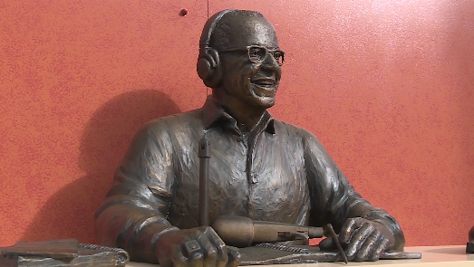 Marty Brennaman statue removed for repairs, expected to be ready by Opening Day