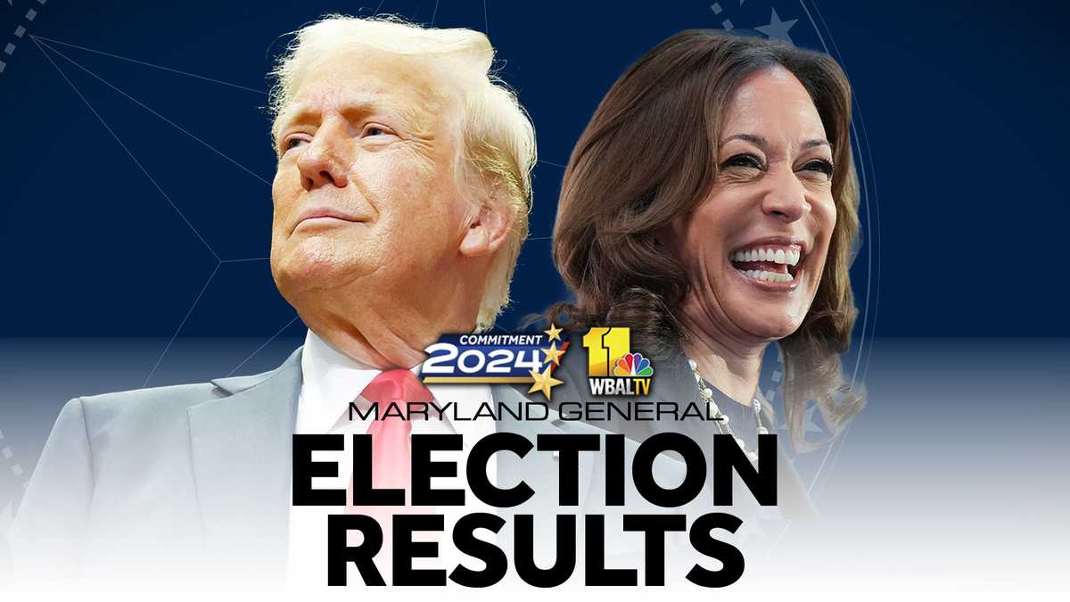 Maryland election results for president 2024