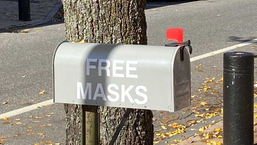 The City of Lewiston is installing mask mailboxes