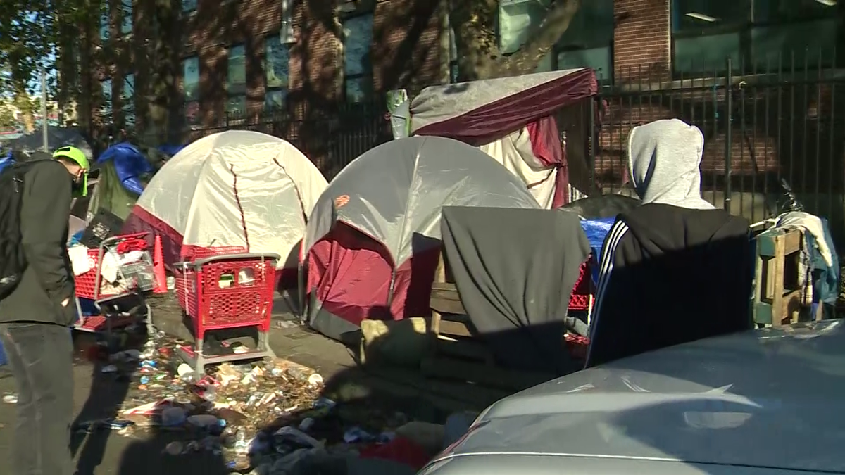 Residents, city begin removing encampment near 'Mass. and Cass'