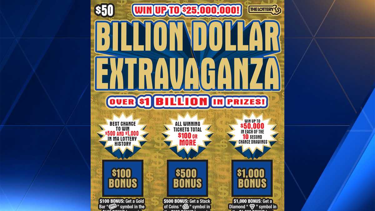 Mass. Lottery introduces 50 'Billion Dollar Extravaganza' lottery game