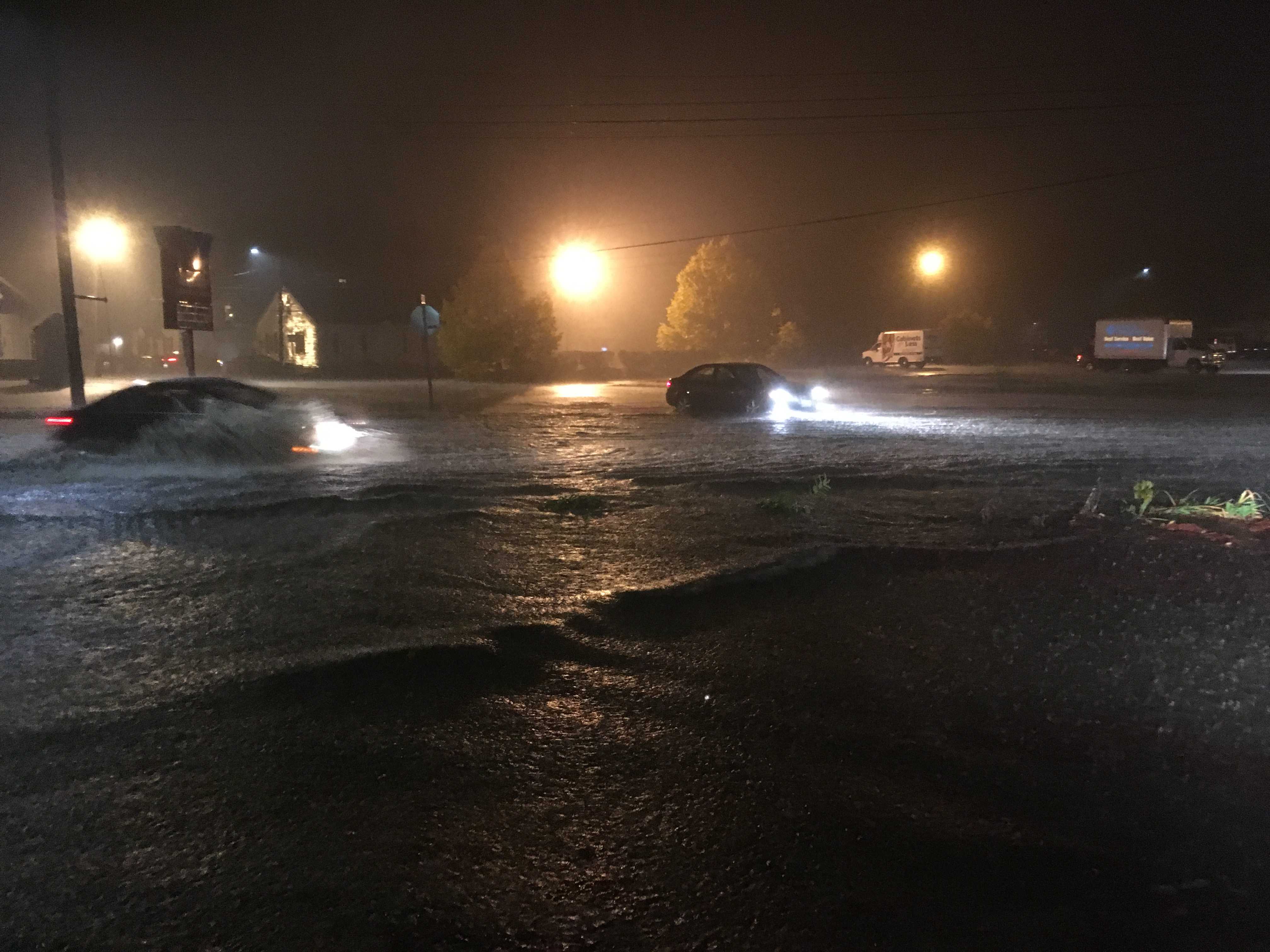 Heavy Rain Causes Flash Flooding In Parts Of State