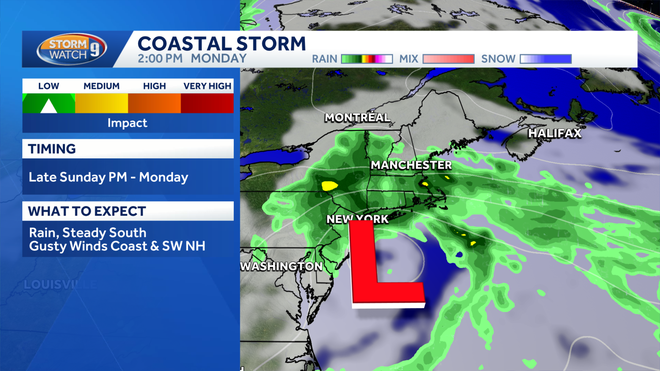 weekend rain chance