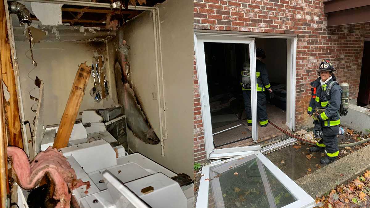 Dozens displaced by explosion, fire at Boston apartment building
