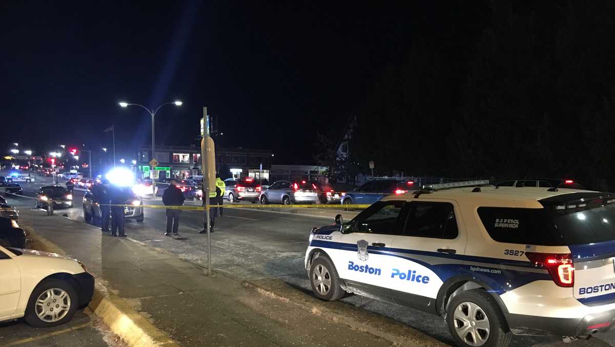 Pedestrian hit by car in Boston