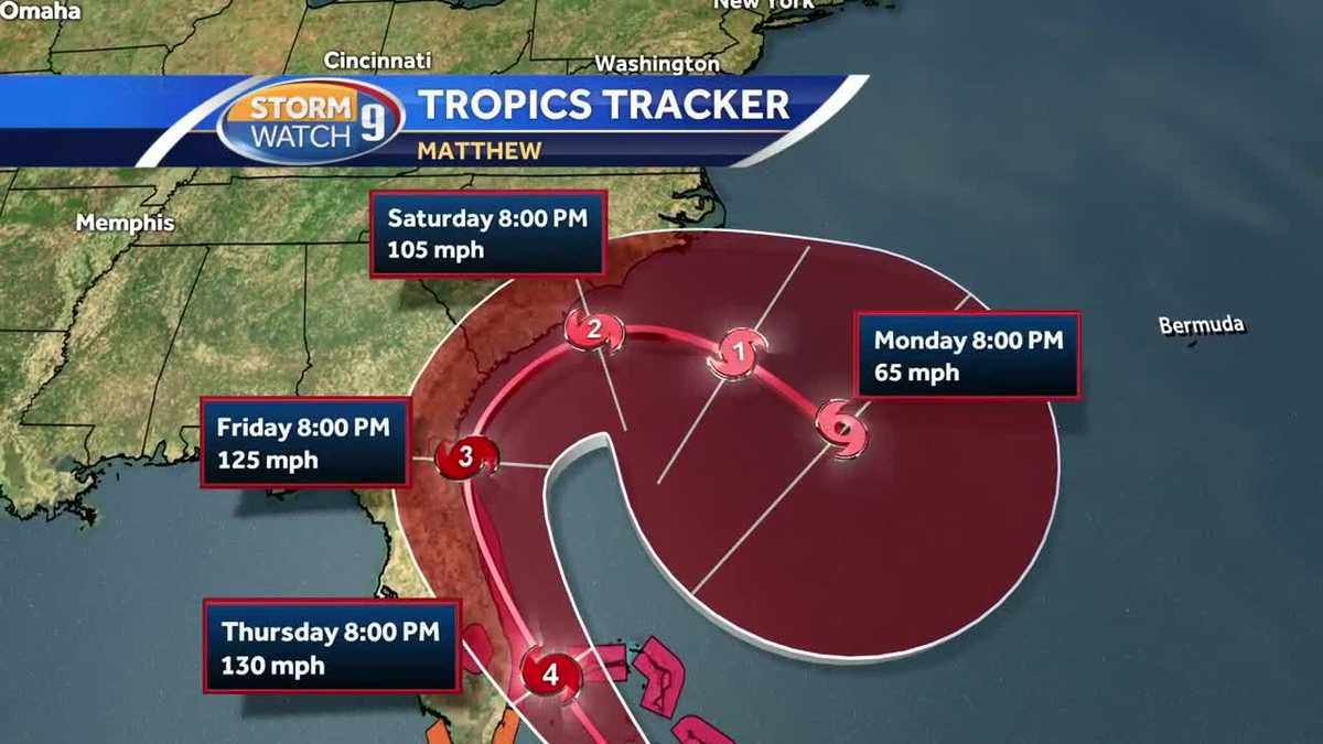 Matthew Path Hurricane Matthew leaves path of destruction in Florida