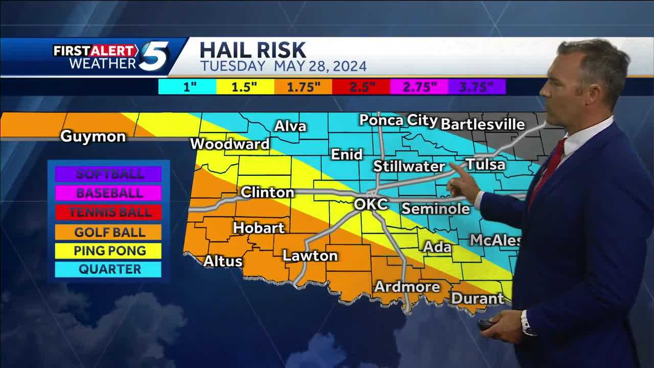 TIMELINE: Oklahoma could see storms with hail, tornado risk - Vimarsana News