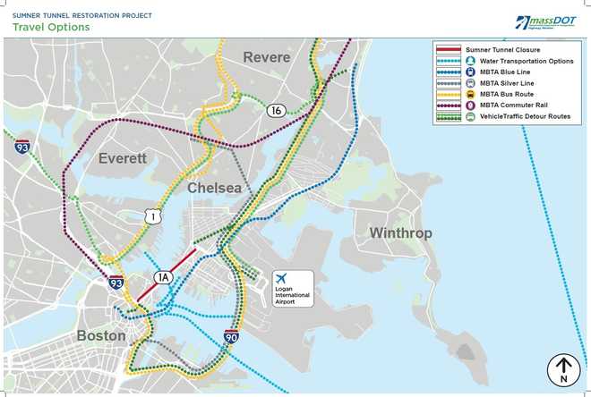 Mbta's Blue Line Will Be Free, New Ferry Service Offered During Sumner 