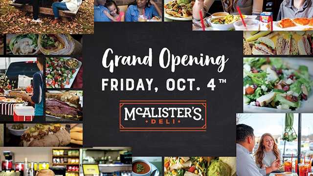 Mcalister S Deli To Offer Free Food Gift Cards During Opening Of New Location In Sw Okc