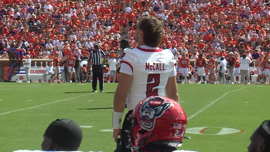 Former Coastal Carolina QB and current NC state player Grayson McCall