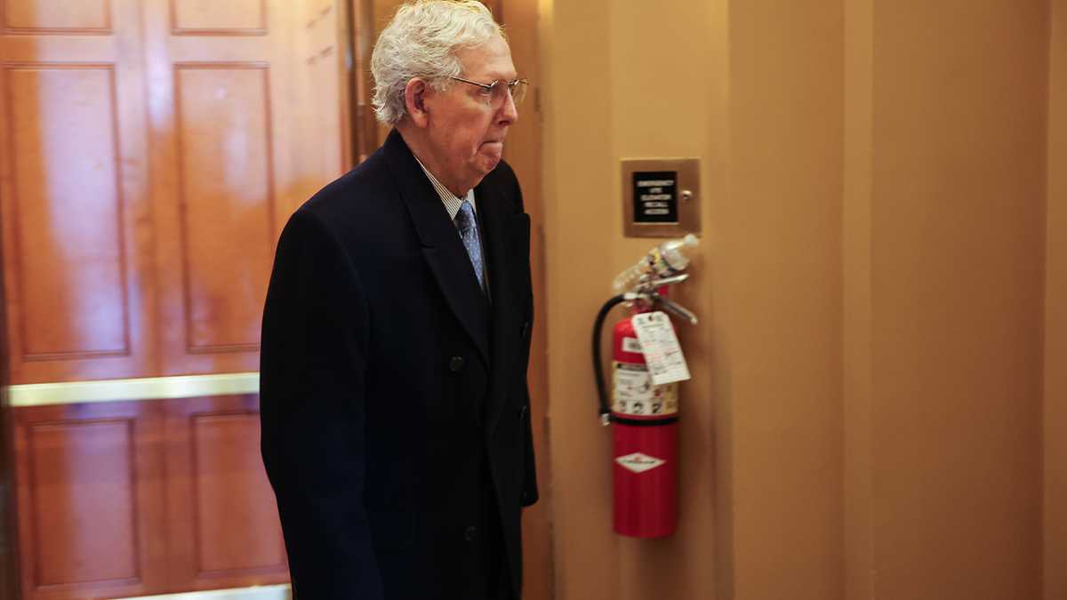Sen. Mitch McConnell treated after fall at GOP lunch in Washington