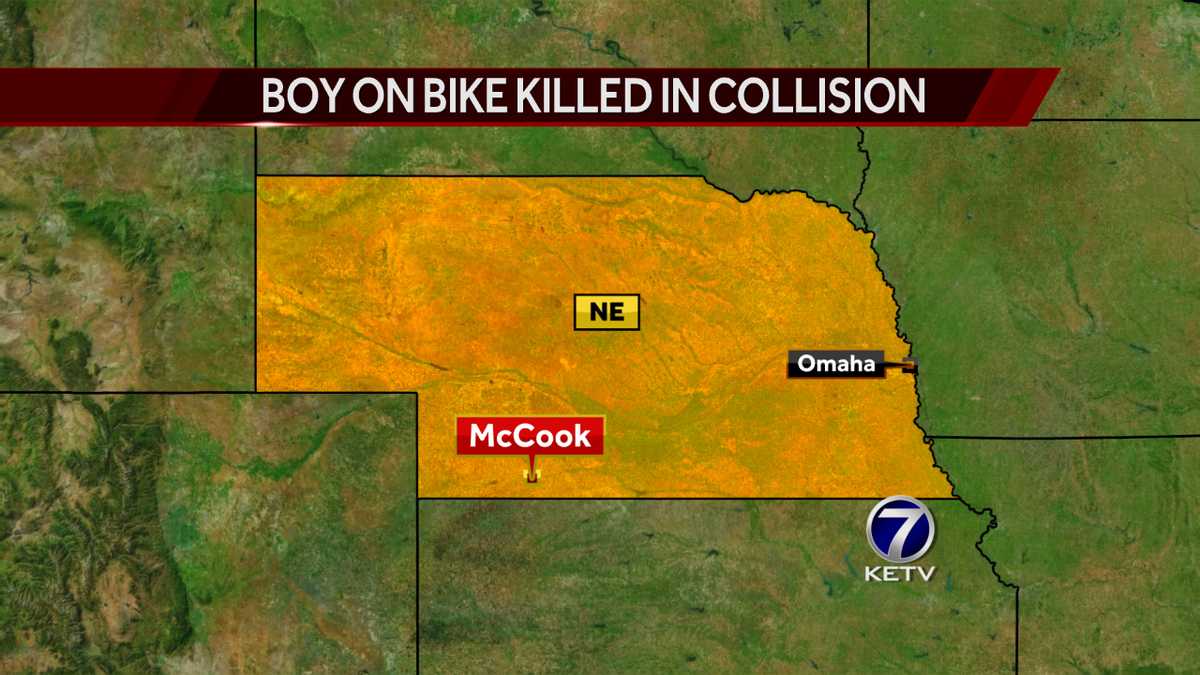 Crash in McCook kills boy on bicycle