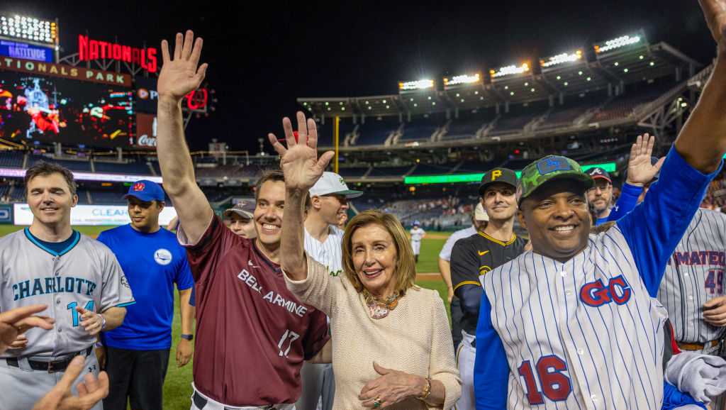 Rep. Morgan McGarvey sports Bellarmine jersey in Congressional Baseball ...