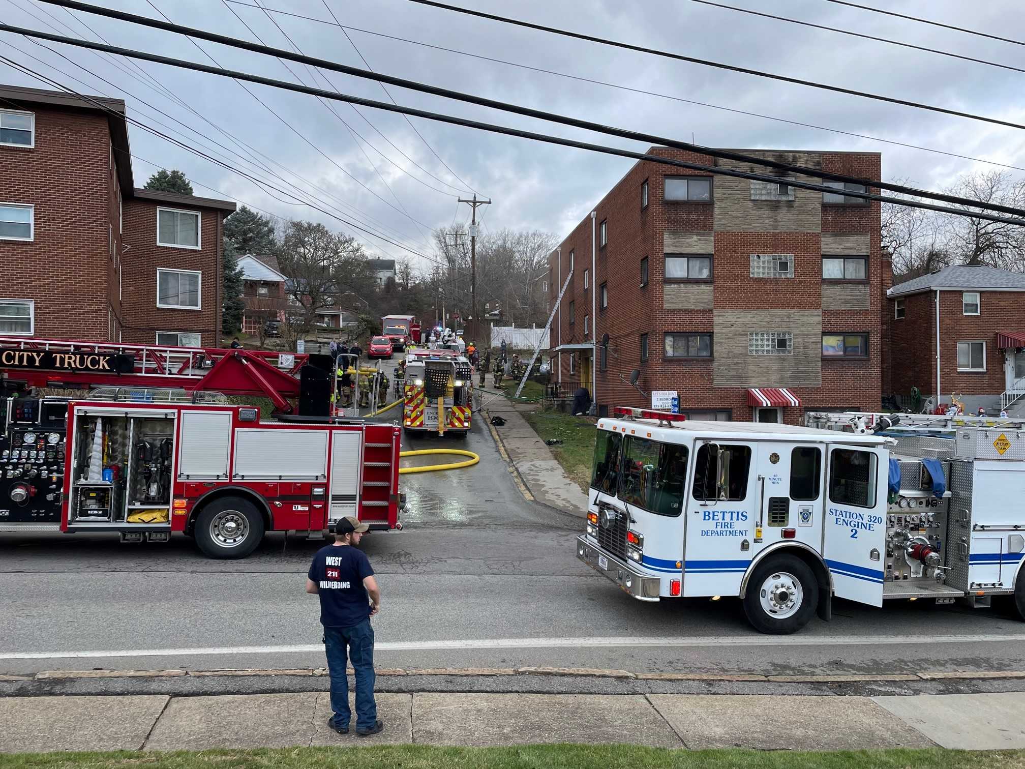 McKeesport Fire: Residents Flee Hartman Street Apartment Building