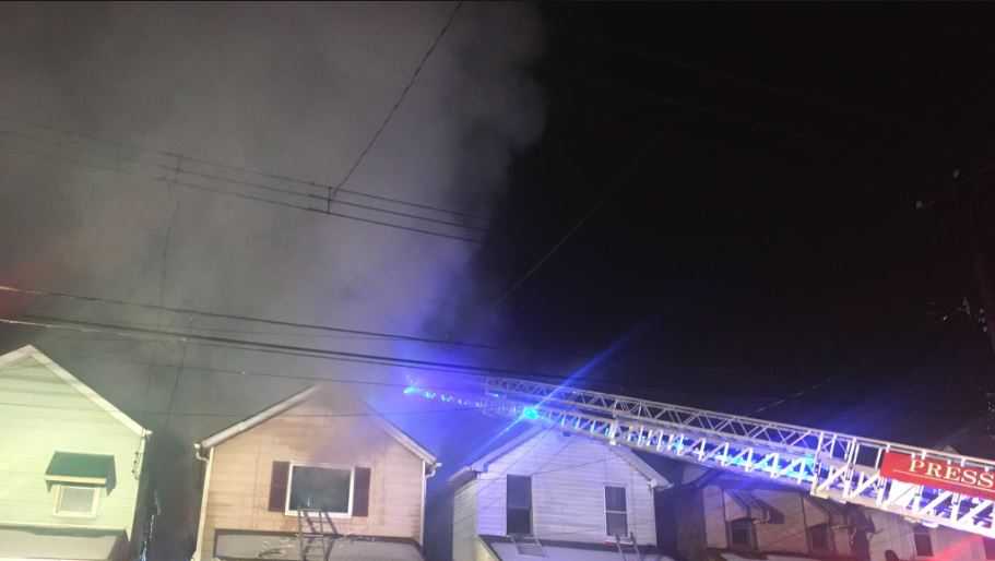 10 people escape flames as fire spreads through 3 homes in McKees Rocks