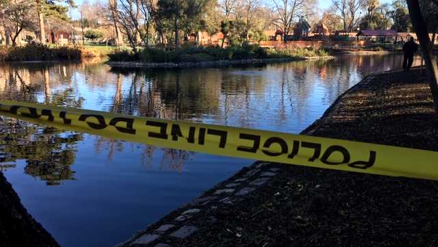 Police are investigating after a body was found Monday in a pond at McKinley Park in Sacramento.