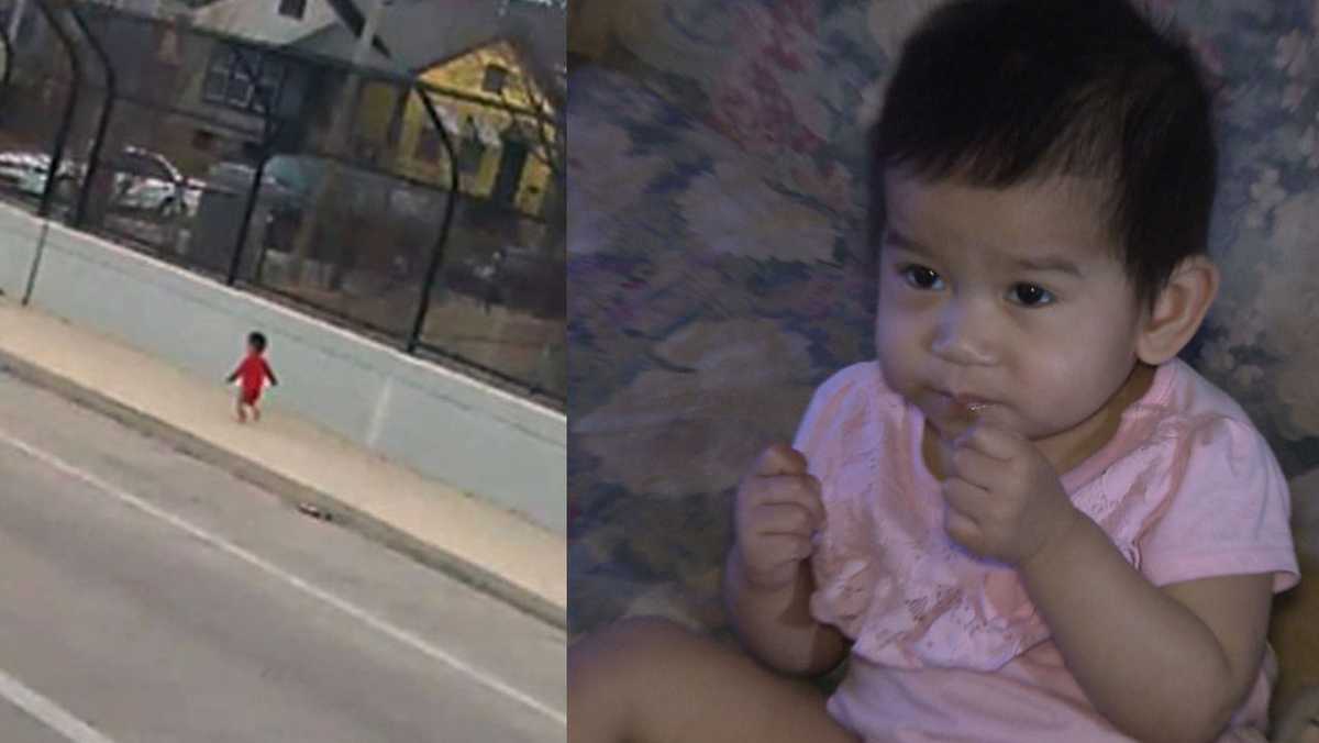 MCTS driver rescues lost barefoot baby from freeway overpass