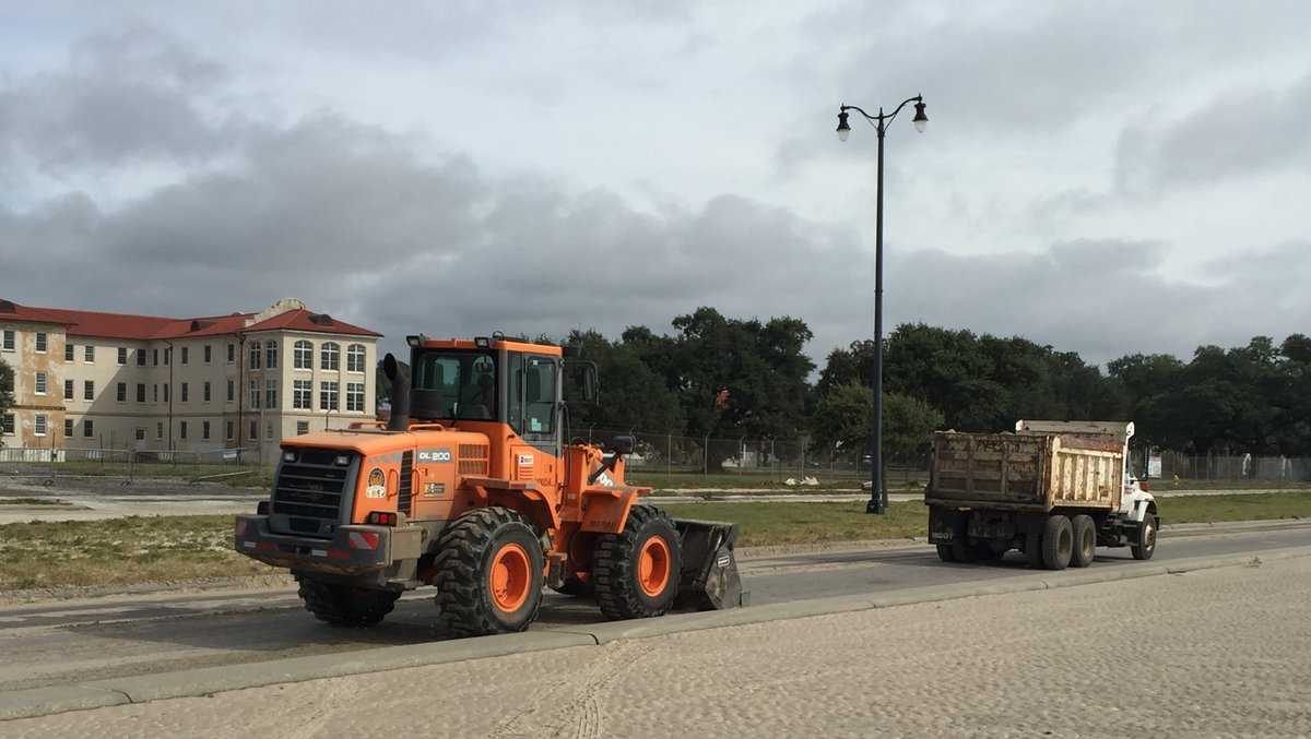 Mdot Clears Sand Fixes Traffic Lights After Hurricane Nate