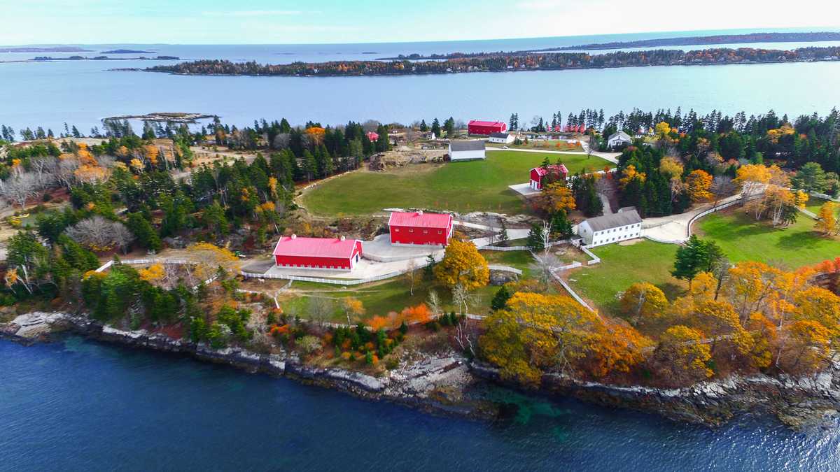 Photos Maine island estate for sale