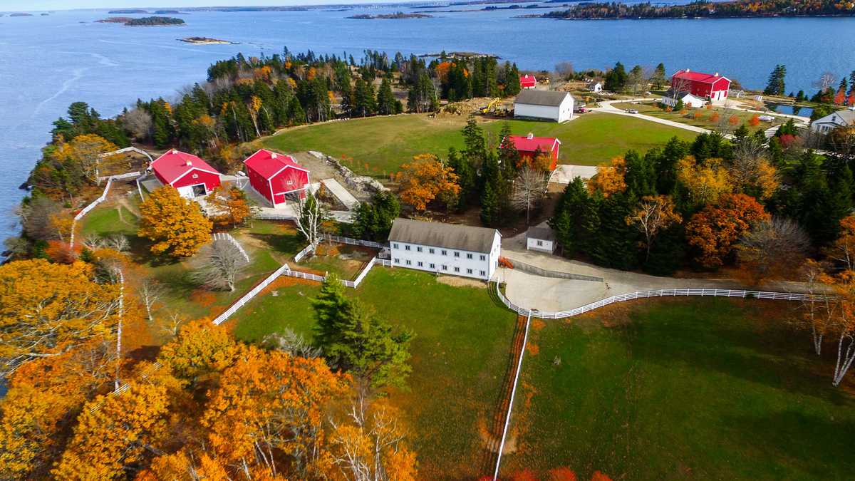 Photos Maine island estate for sale