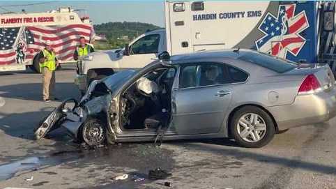 Meade Co Firefighter hit in intersection remains hospitalized - Vimarsana News